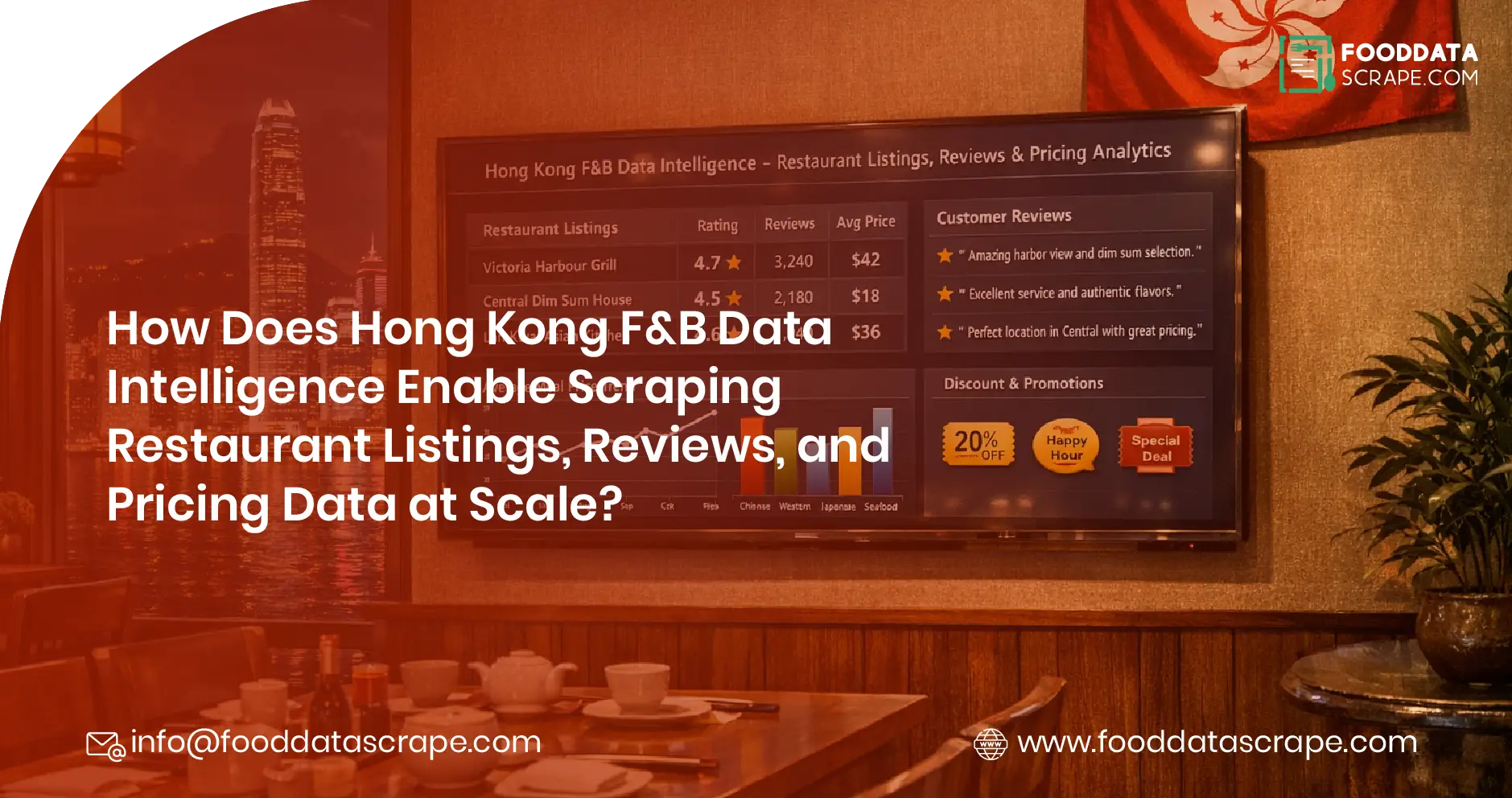 How Does Hong Kong F&B Data Intelligence Enable Scraping Restaurant Listings, Reviews, and Pricing Data at Scale?